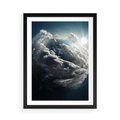 Plakat w ramie 50x70 - Chmurowa aura nad horyzontem - atmosfera, chmury - rama czarna