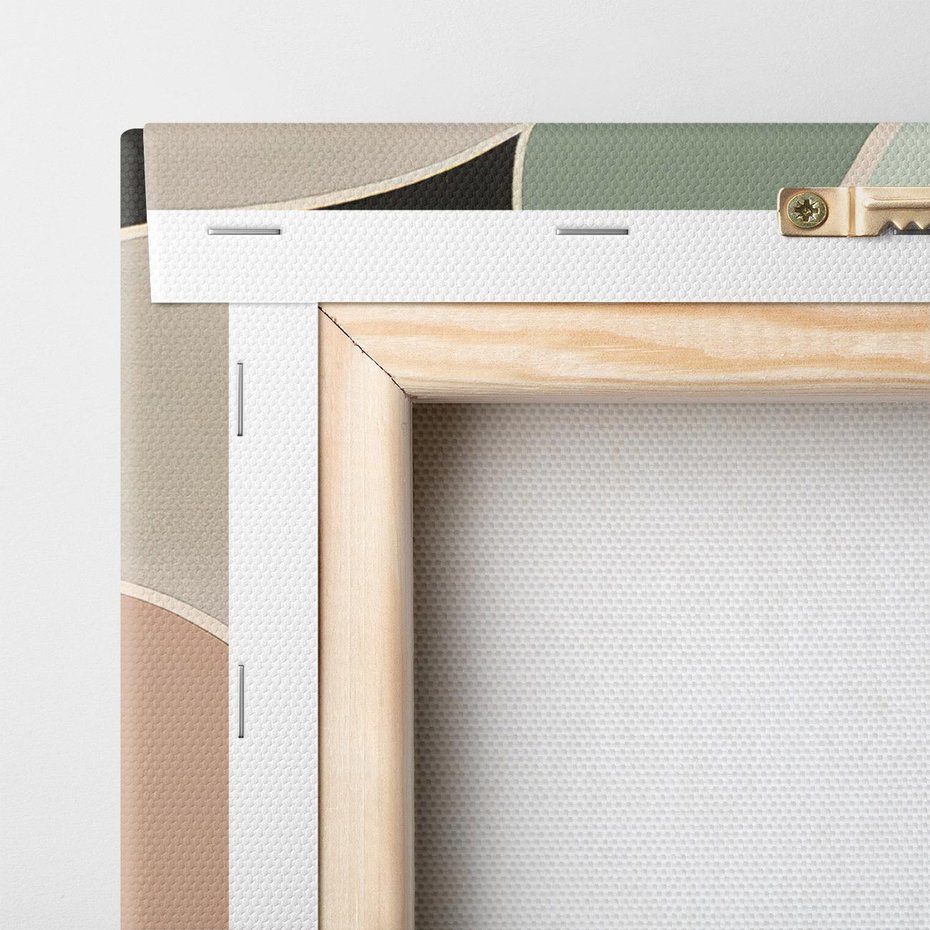 Obraz na płótnie 50x50 - Abstrakcyjne Pudry - abstrakcyjne kształty, plamy