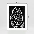 Plakat bez ramy 30x40 - Lustrzane Odbicie - mroczna sztuka, minimalizm