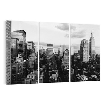 Obraz na płótnie 120x80 - Wibracje Miejskiego Życia - miasto, wieżowce