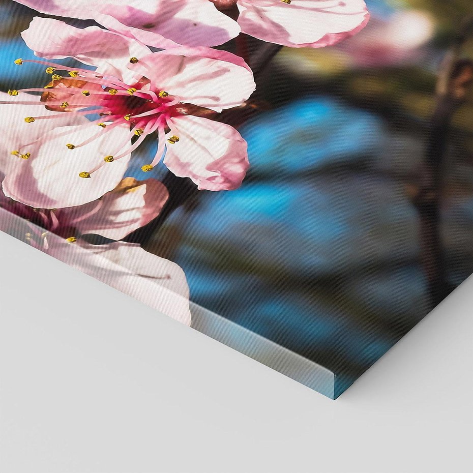 Obraz na płótnie 50x70 - Kwiatowe piękno w pełnym rozkwicie - kwiat, kwiaty