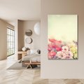 Obraz na płótnie 70x100 - Delikatne kwiaty pastelowe - kwiaty, pastelowe