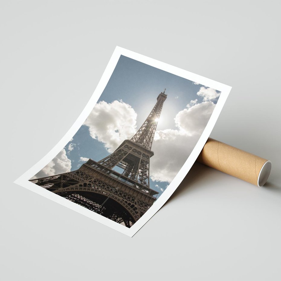 Plakat bez ramy 30x40 - Magia Wieży Eiffla - wieża, Eiffla