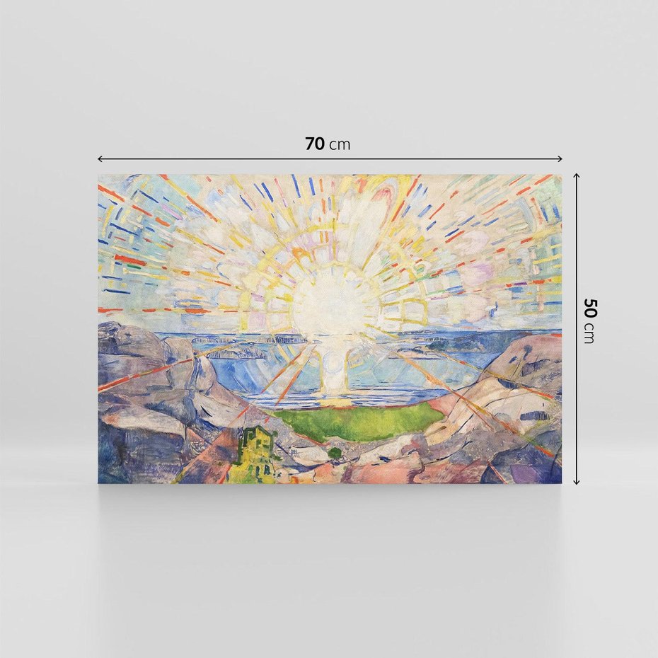 Obraz na płótnie 70x50 - "Solenintro" (1912-1913) Edvard Munch - Reprodukcja - reprodukcja, obraz na płótnie