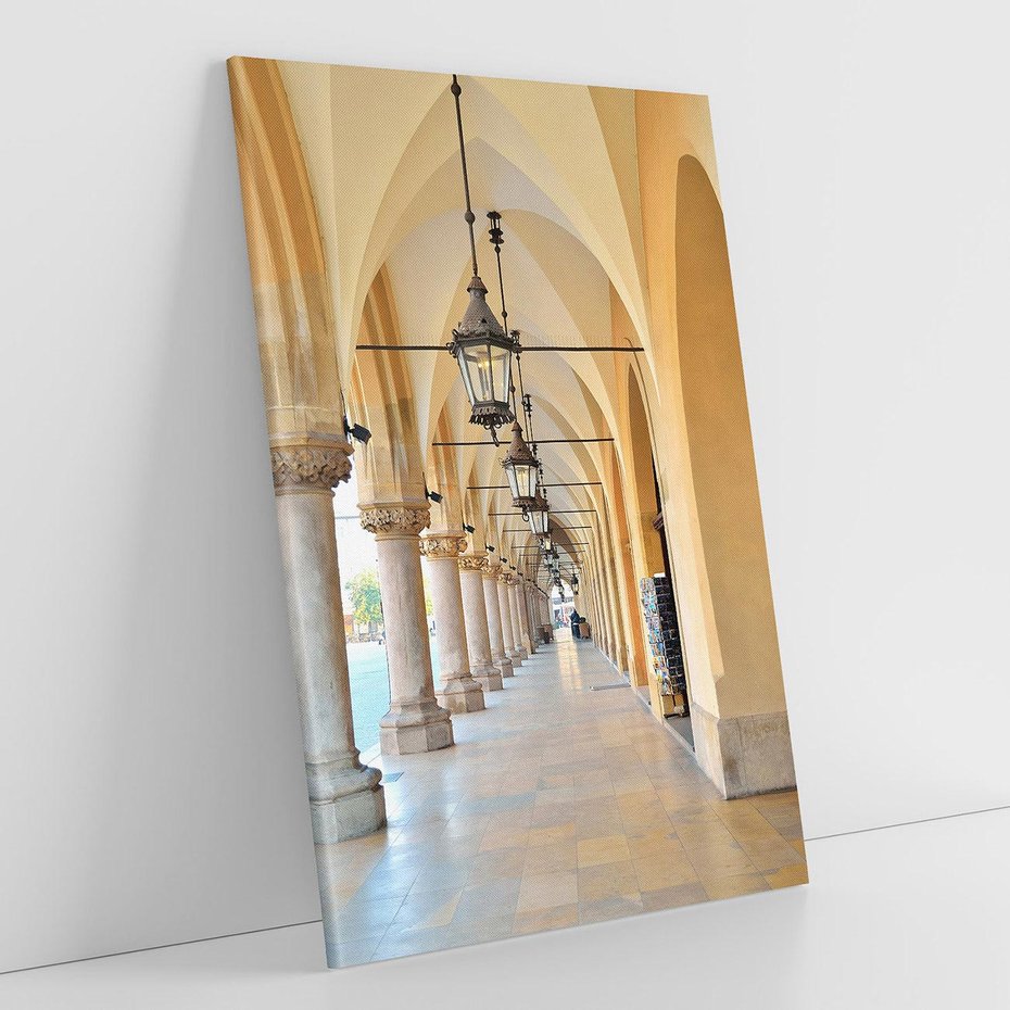 Obraz na płótnie 50x70 - Uliczka w perspektywie czasu - uliczka, perspektywa