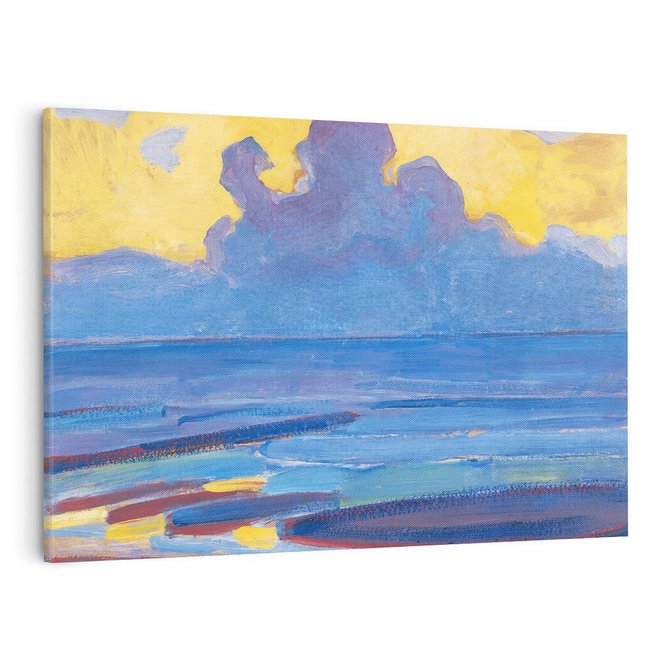 Obraz na płótnie 100x70 - By the Sea (1909), Piet Mondrian - Reprodukcja - reprodukcja, obraz na płótnie