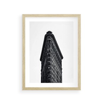 Plakat w ramie 30x40 - Majestatyczna Architektura - architektura, majestatyczny budynek - rama drewno
