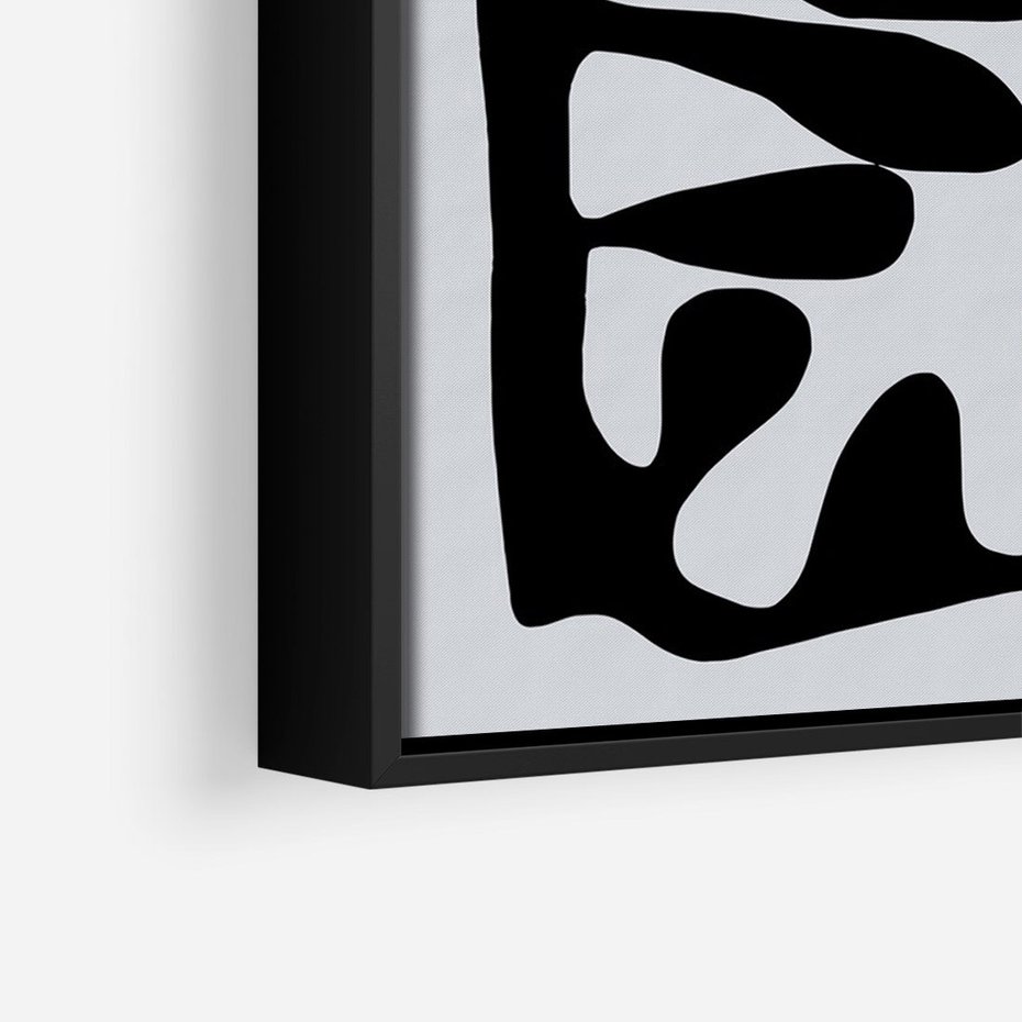 Obraz w ramie 50x70 - Taniec Kształtów - matisse, sztuka nowoczesna - rama czarna