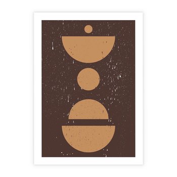 Plakat bez ramy 30x40 - Impulsy Przestrzeni - mid century styl, nowoczesna grafika