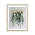 Plakat w ramie 40x50 - Uwodzicielska zieleń eukaliptusa - eukaliptus, zielone - rama drewno