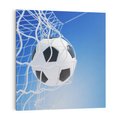 Obraz na płótnie 40x40 - Pasja na Plaży - piłka, siatka