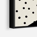 Obraz w ramie 50x50 - Wesołe Geometryczne Kształty - geometryczne kształty, abstrakcja - rama czarna