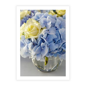 Plakat bez ramy 30x40 - Różany Bukiet - bukiet, kwiaty