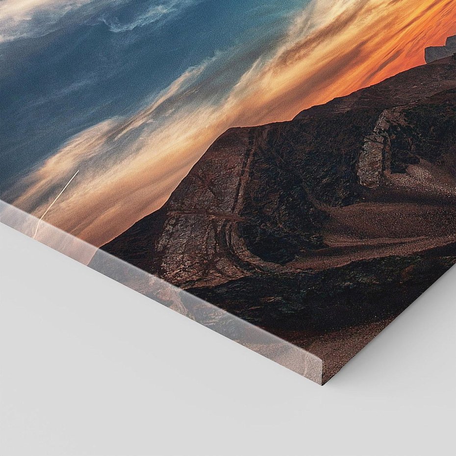 Obraz na płótnie 70x50 - Górski pejzaż w harmonii - góry, krajobraz