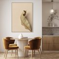 Obraz w ramie 50x70 - Boho suszone liście - suszony, liść - rama drewno