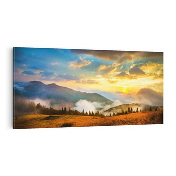 Obraz na płótnie 100x50 - Urok Górskiej Przyrody: Ukraina - góry, ukraina