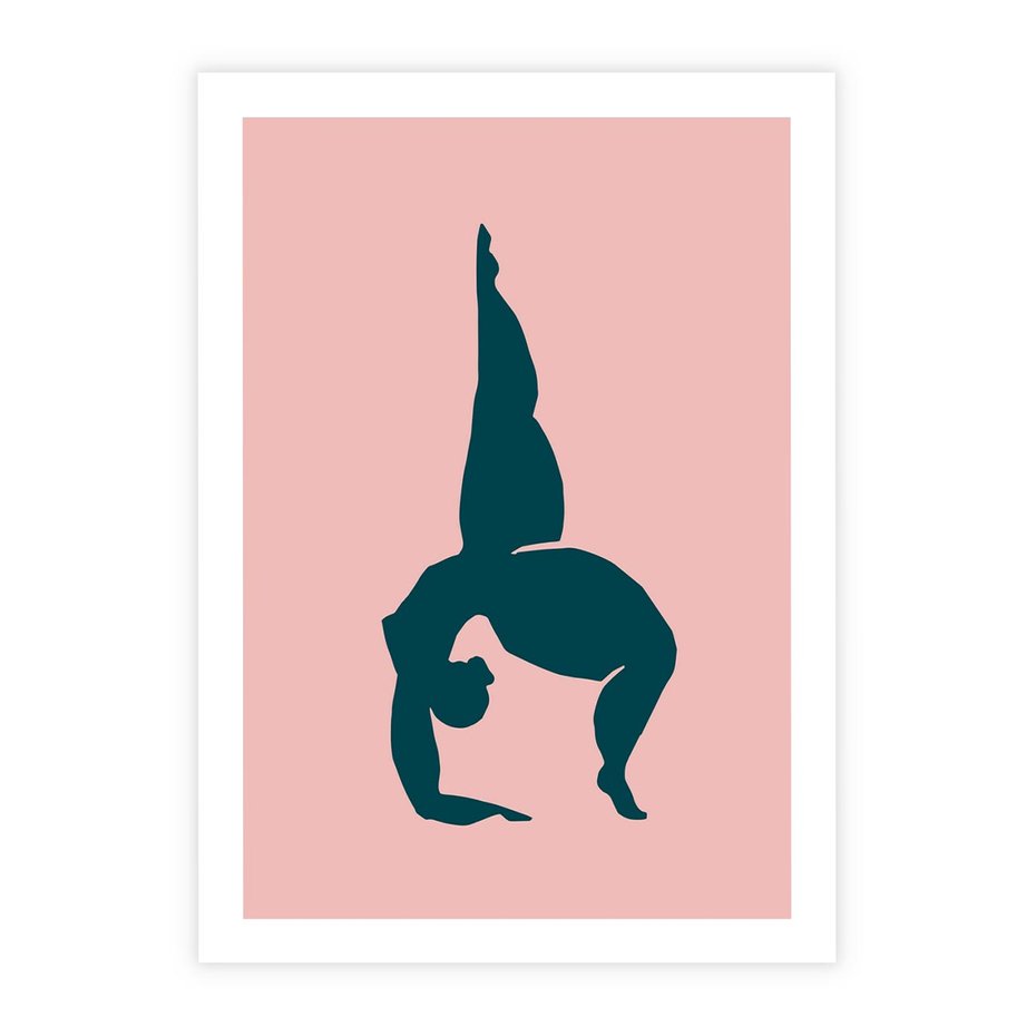 Plakat bez ramy 21x30 - Zaklęte Wzory - abstrakcja, kobieca sylwetka