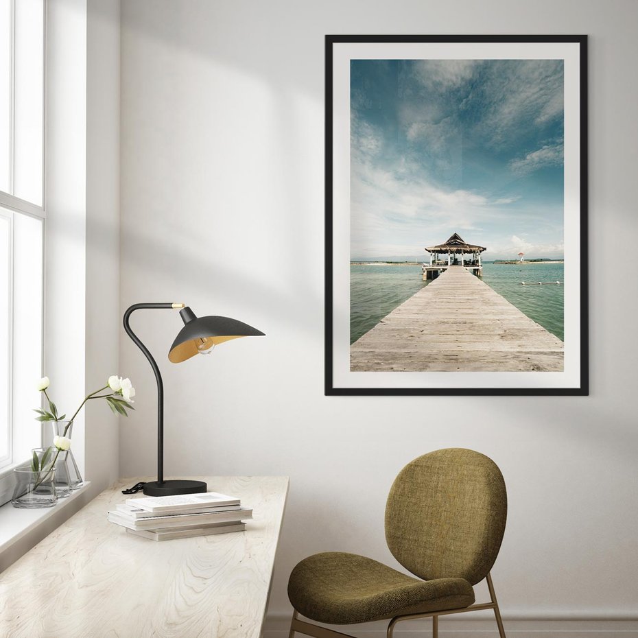 Plakat bez ramy 50x70 - Magia Morza i Piękno Plaży - Hawaje, morze