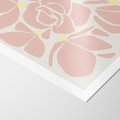 Plakat bez ramy 21x30 - Rozplątane Akwarelowe Formy - abstrakcyjne boho kwiaty, kompozycja