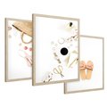 Zestaw obrazy w ramie 30x40 galeria - Moda, fashion, wakacje - rama drewno