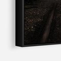 Obraz w ramie 50x70 - Urok Drogi - las, droga - rama czarna