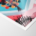 Plakat bez ramy 30x40 - Kolorowe Balony Pod Niebem - kolorowe balony na tle niebieskiego nieba