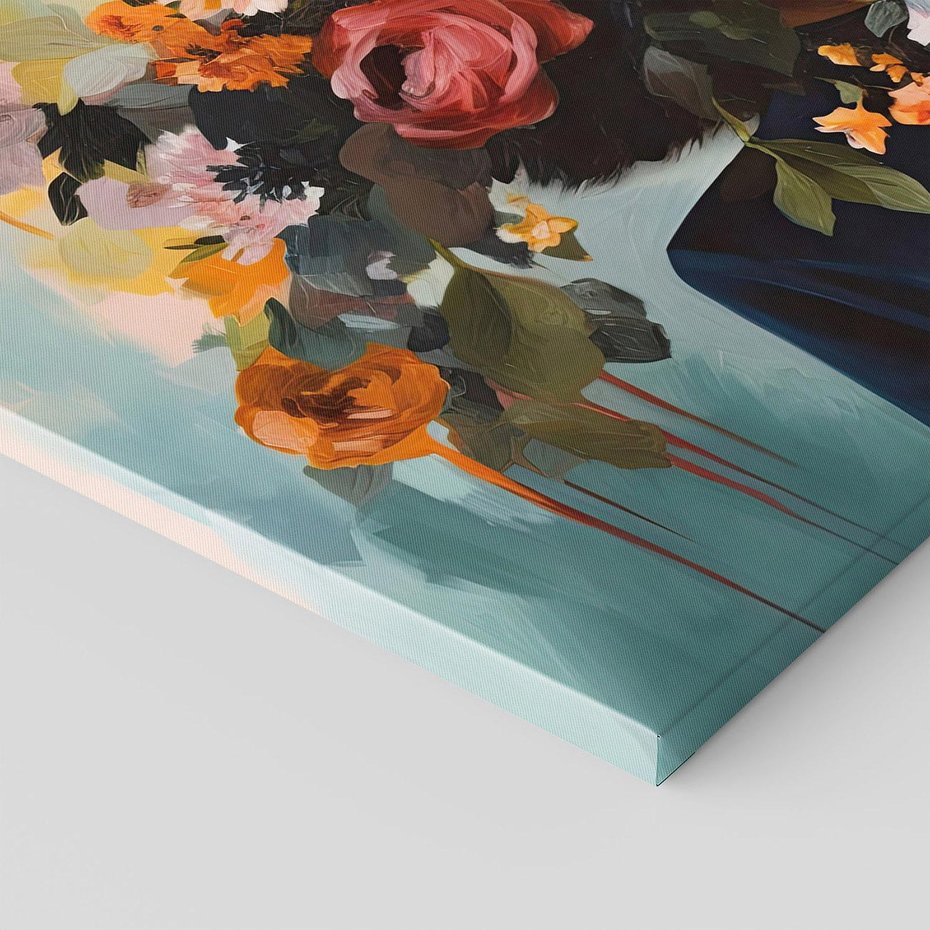 Obraz na płótnie 70x50 - Ukryte Emocje - obraz, akwarela