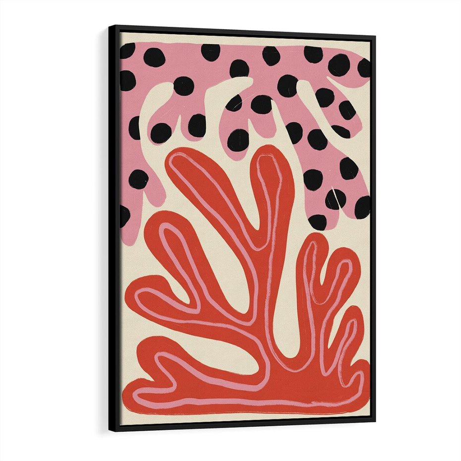 Obraz w ramie 70x100 - Księga Pastelowych Impulsów - abstrakcyjny obraz, plakat - rama czarna