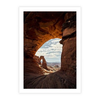 Plakat bez ramy 21x30 - Magia pustynnego kanionu - pustynia, kanion