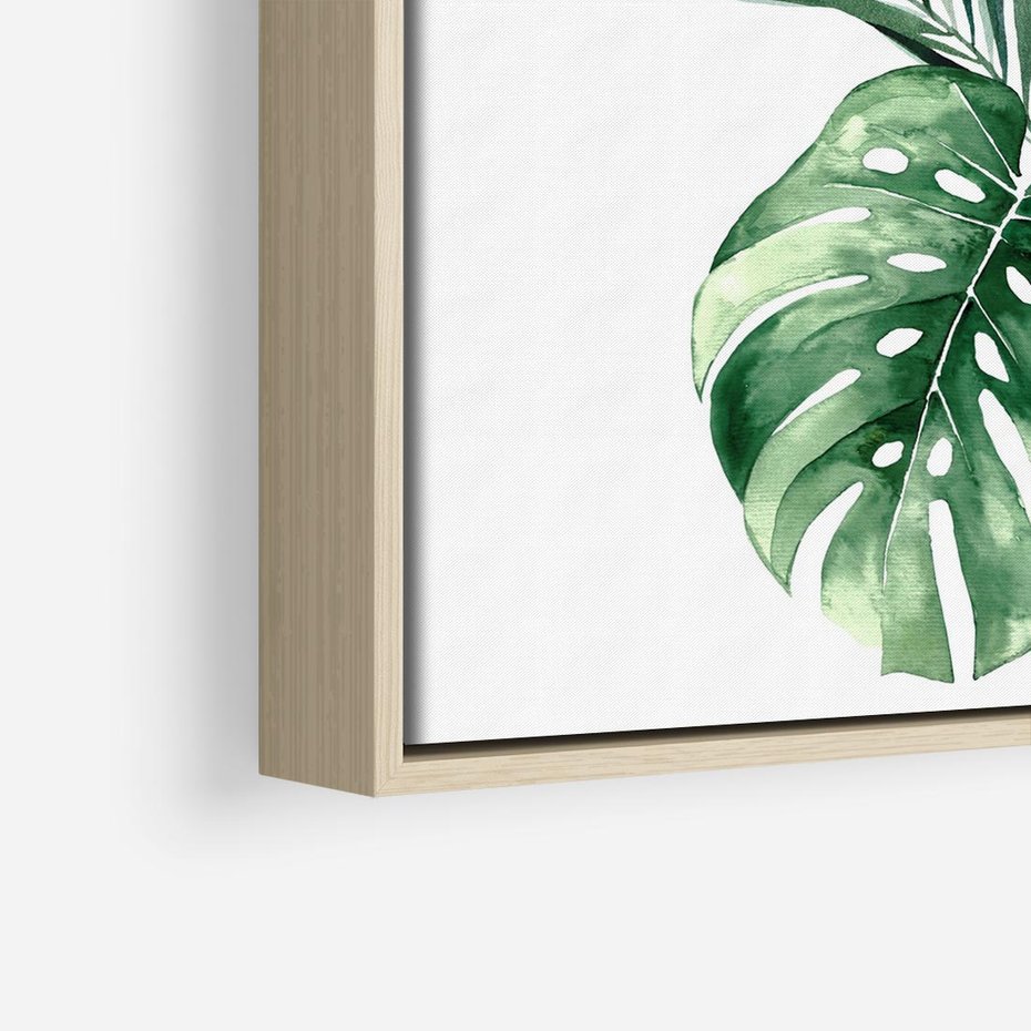 Obraz w ramie 50x50 - Przyjemność Złotej Natury - złote, liście - rama drewno