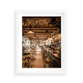 Plakat w ramie 40x50 - Smak i styl - restauracja, architektura - rama biała