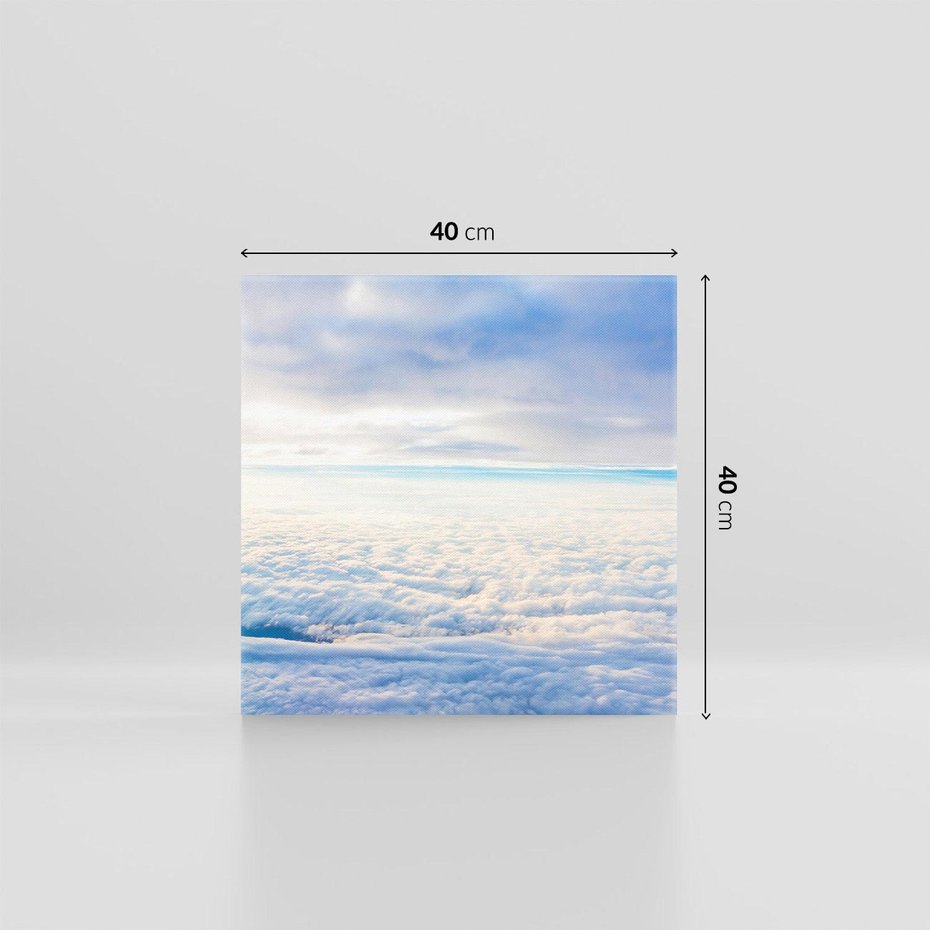 Obraz na płótnie 40x40 - nieskończoność nad głową - niebo, chmury