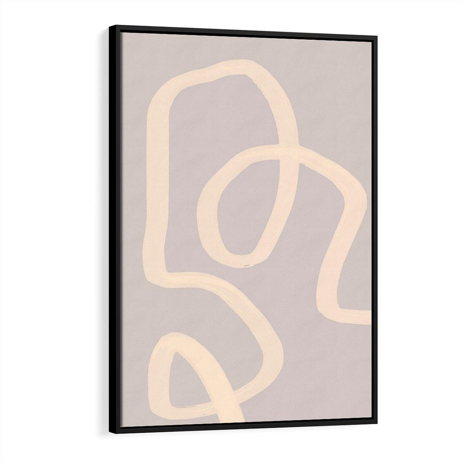 Obraz w ramie 70x100 - Nowoczesne Odbicia - minimalistyczny obraz, nowoczesny - rama czarna