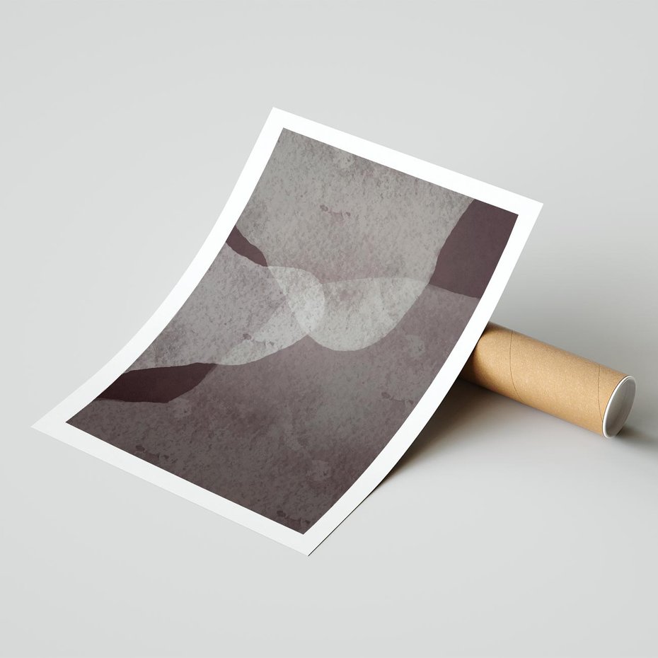 Plakat bez ramy 21x30 - Obce Odcienie - mroczny plakat, nowoczesne wnętrza