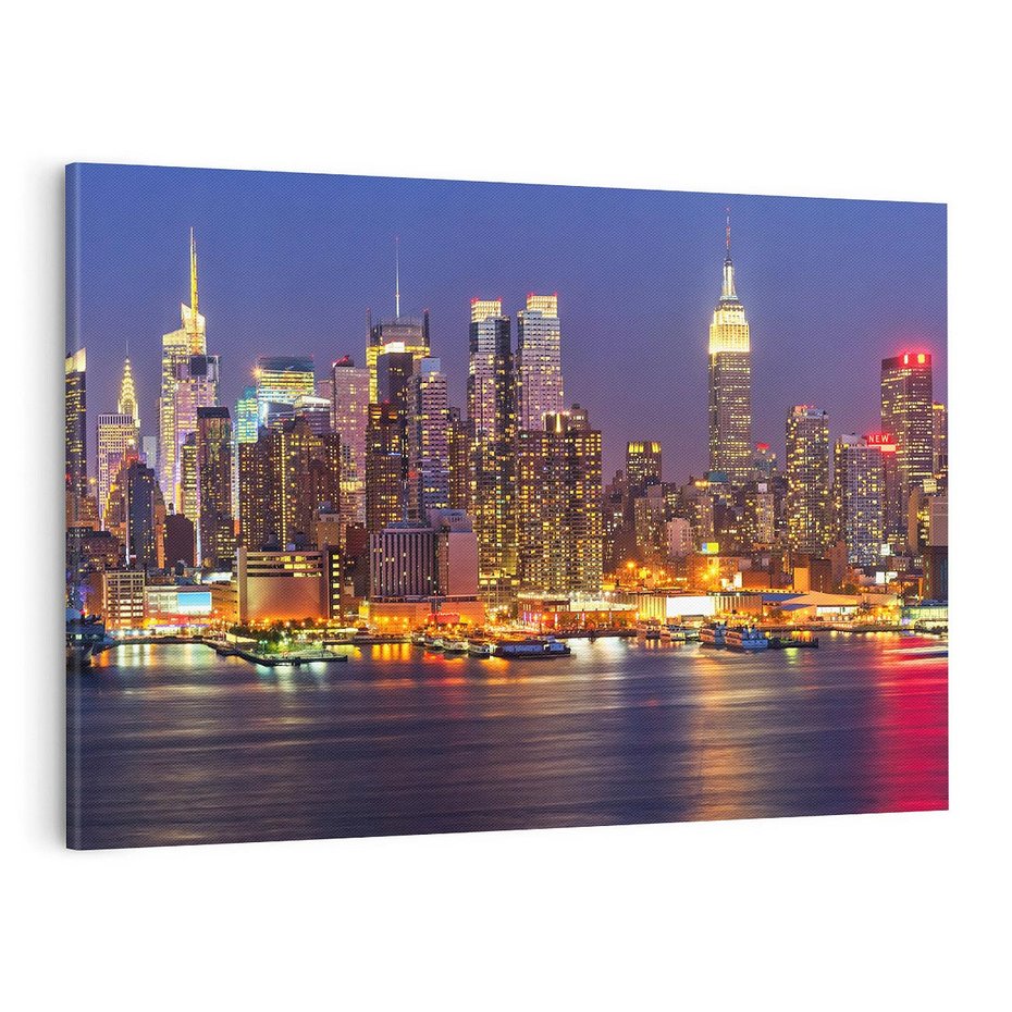 Obraz na płótnie 100x70 - Dusza Ameryki: miasto nieprzespanych nocy - Ameryka, USA