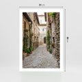 Plakat bez ramy 21x30 - Urok Uliczki we Włoszech - uliczka, Włochy
