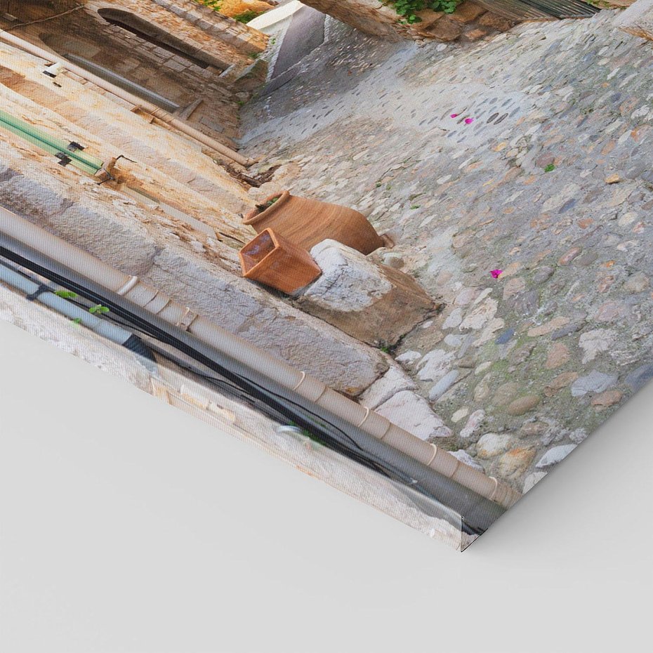 Obraz na płótnie 50x70 - Ścieżka W Nieskończoność - uliczka, perspektywa