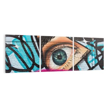Obraz na płótnie 150x50 - Wibracje kreatywności graffiti - graffiti