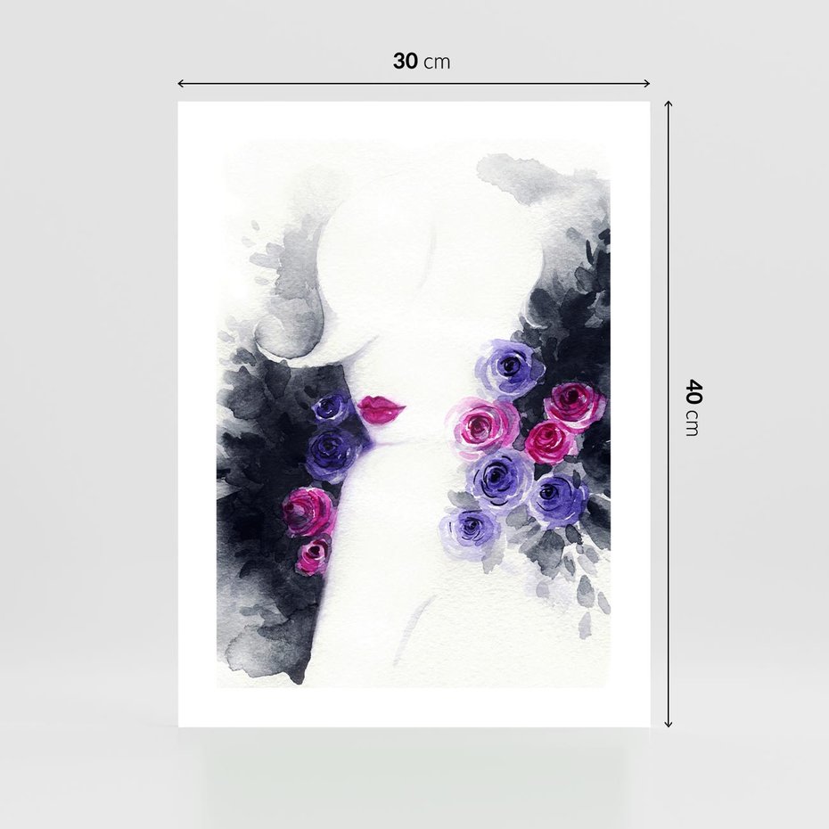 Plakat bez ramy 30x40 - Urok osobowości - kobieta, portret