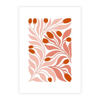 Plakat bez ramy 30x40 - Nieskrępowane wyobraźnie kolorów - kwiaty, pastelowe kolory