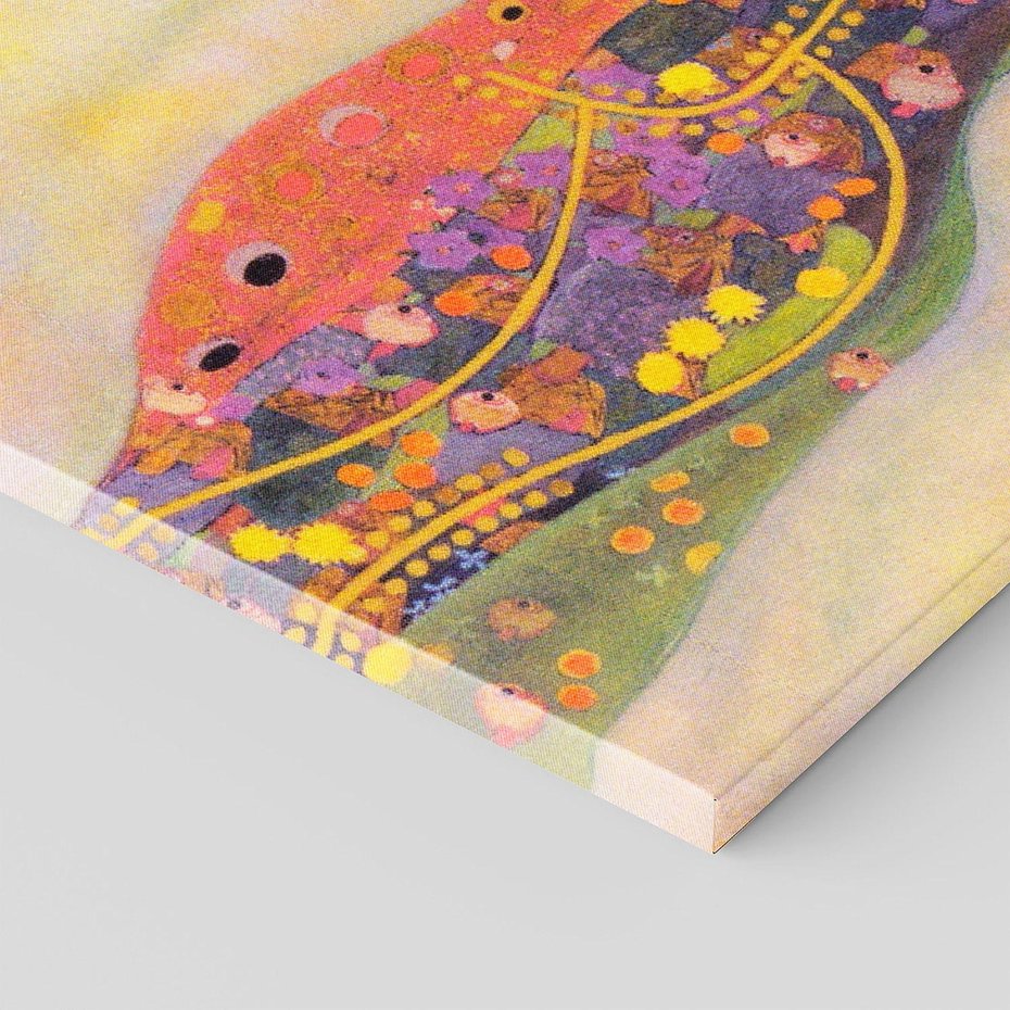 Obraz na płótnie 140x70 - "Water Serpents II" (1907) Gustav Klimt - Reprodukcja - reprodukcja, obraz na płótnie