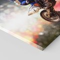 Obraz na płótnie 100x70 - Adrenalina na motocyklu cross - motocykl, cross