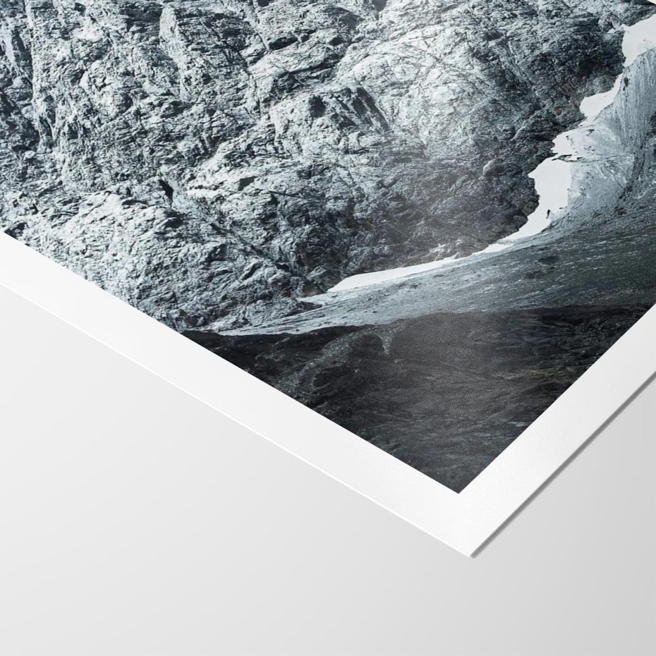 Plakat bez ramy 30x40 - Surowość Gór - śnieg, zima w górach