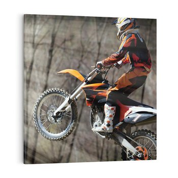 Obraz na płótnie 40x40 - Sportowy motocykl cross - motocykl, cross