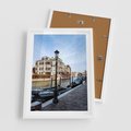 Plakat w ramie 50x70 - Kanały Wenecji - Wenecja, kanały - rama biała