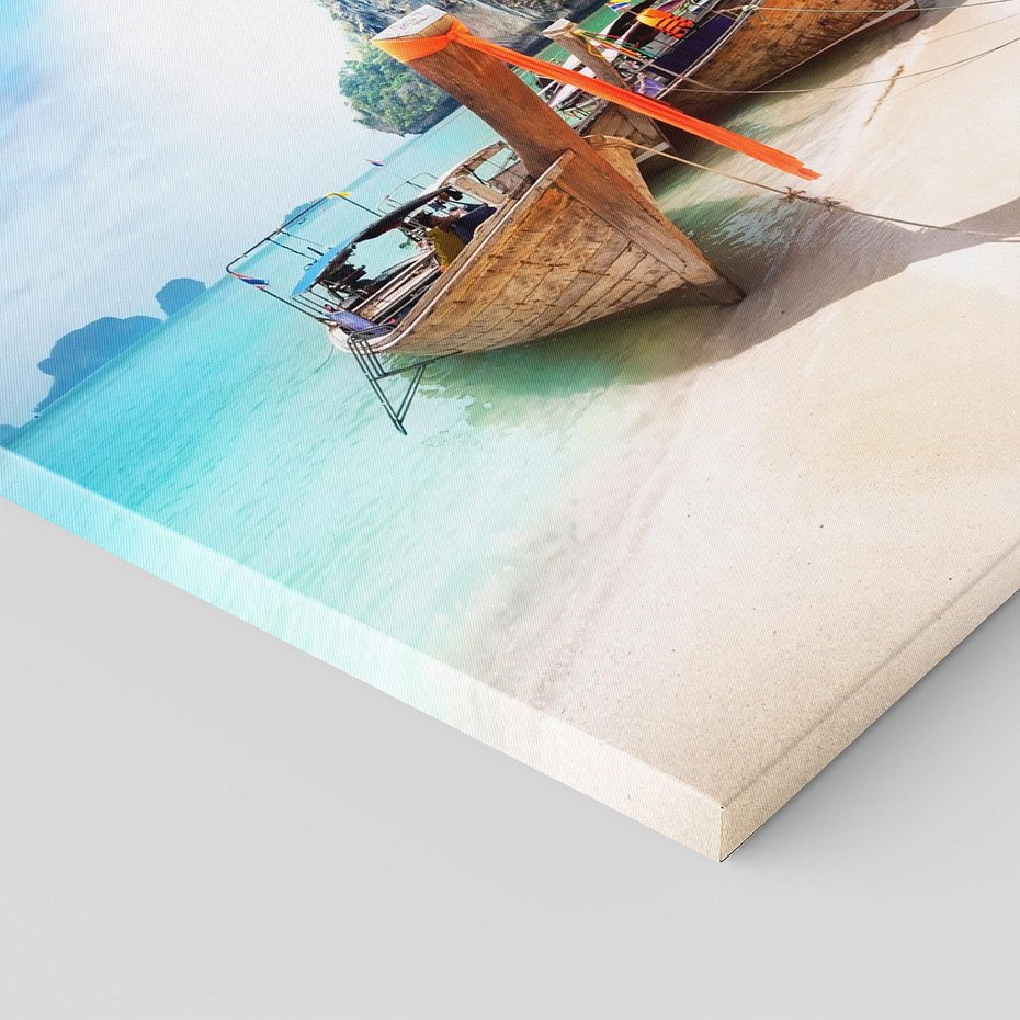 Obraz na płótnie 70x100 - Morze na Łodzi - morze, łódź