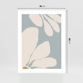Plakat bez ramy 30x40 - Pastelowe Marzenia Kwiatów - kwiaty, nowoczesne i minimalistyczne