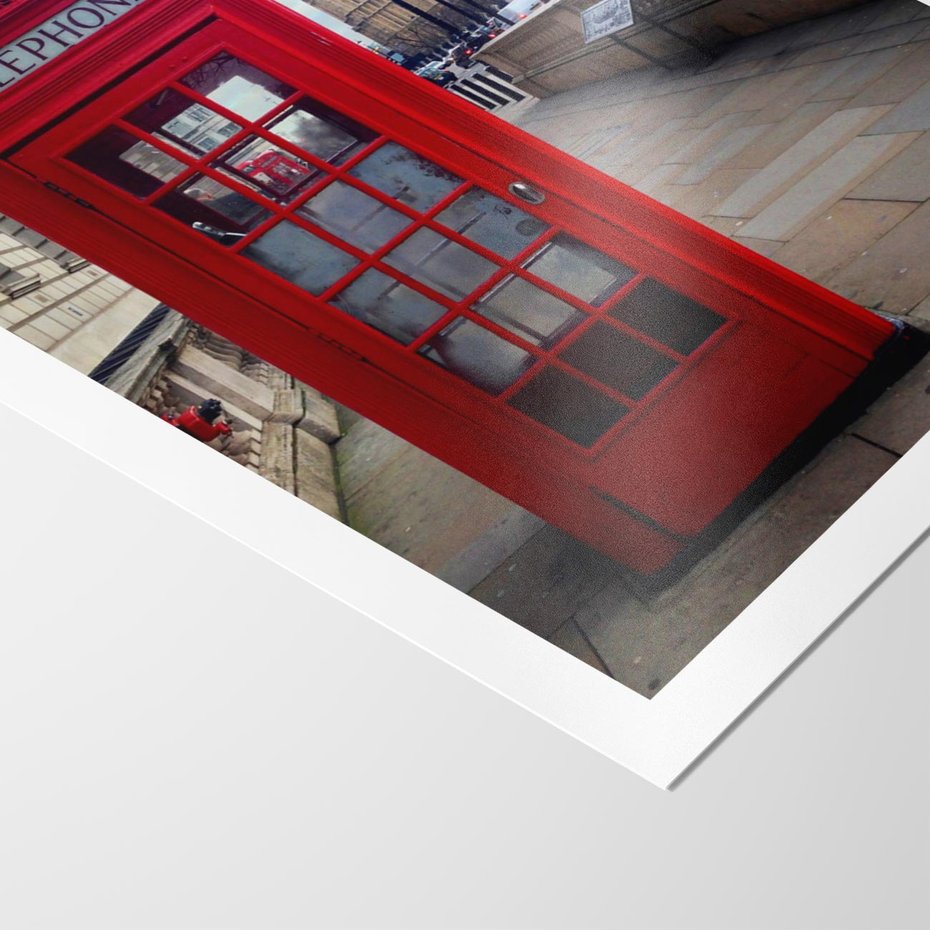 Plakat bez ramy 30x40 - Londyńska budka telefoniczna - budka, telefoniczna