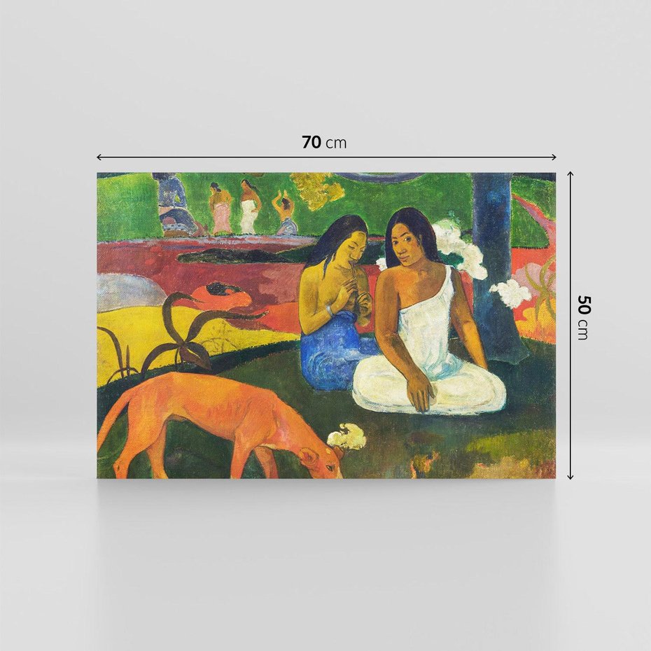 Obraz na płótnie 70x50 - Arearea 1892, Paul Gauguin - Reprodukcja - reprodukcja, obraz na płótnie