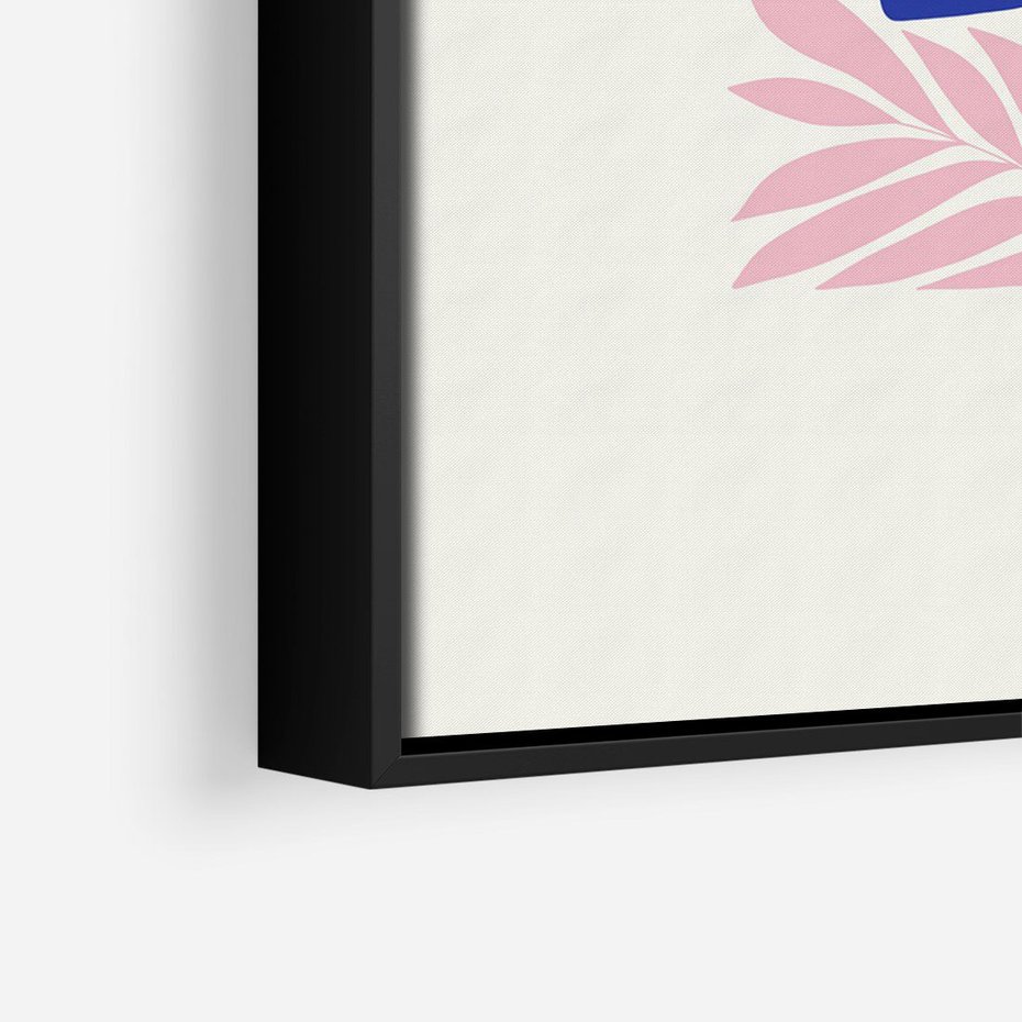 Obraz w ramie 50x70 - Żart z Czaszką - abstrakcja, sztuka nowoczesna - rama czarna